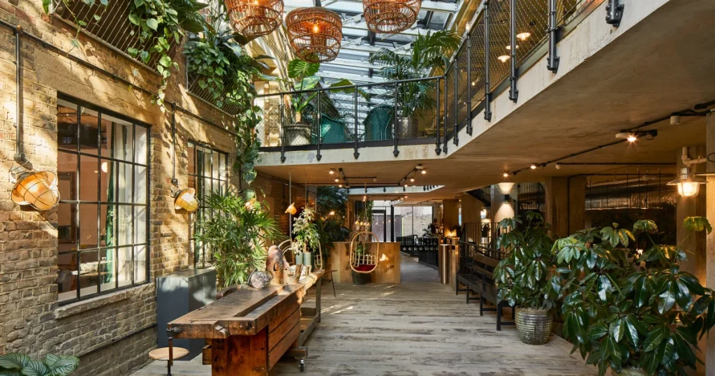 Nature-filled London workspace