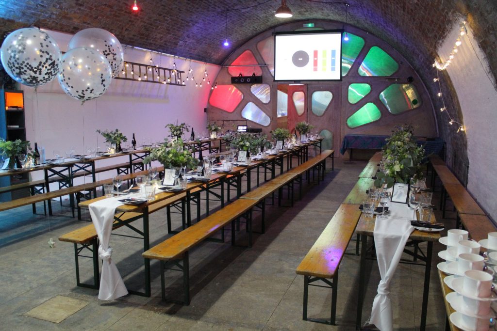 Multipurpose railway arch events space